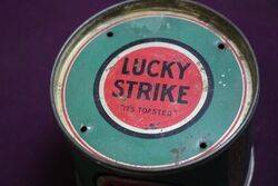 COL Lucky Strike Cigarettes Tin