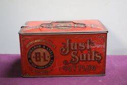 COL Lyall Just Suits Cup Plug Tobacco Tin 