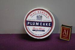 COL. Mac Baren's Plum Cake Tobacco Tin 