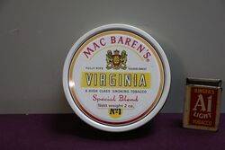 COL Mac Barenand39s Tobacco Tin 