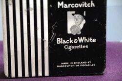 COL Marcovitch Black and White Cigarette Tin