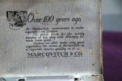 COL Marcovitch Black and White Cigarette Tin