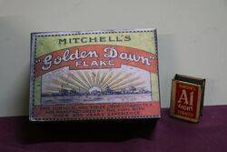 COL. Mitchell's Golden Dawn Flake Tobacco Tin 
