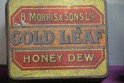 COL Morris Gold Flake Honey Dew Tobacco Tin 