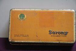 COL Nicolas Sarony Cigarettes Tin 