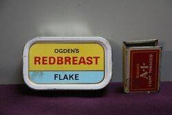 COL Ogdenand39s Redbreast Flake Tobacco Tin 