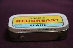 COL Ogdenand39s Redbreast Flake Tobacco Tin 
