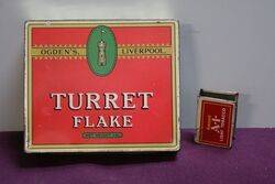 COL Ogdenand39s Turret Flake Tobacco Tin 