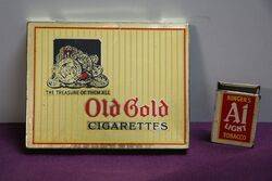 COL. Old Gold cigarettes Tin 