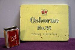 COL. Osborne no 35 Cigarettes Tin