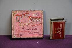 COL. Otto De Rose Thomas Ogden  Cigarettes Tin 