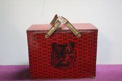 COL P Lorillard Co Tiger Chewing Tobacco Tin Box 