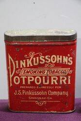 COL Pinkussohn Tobacco Tin 