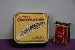 COL Playerand39s GameFeather Tobacco Tin 