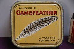 COL Playerand39s GameFeather Tobacco Tin 