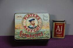 COL. Player's Navy Cut Cigarettes Tin 