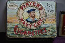 COL Playerand39s Navy Cut Cigarettes Tin 