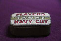COL Playerand39s Tawny Navy Cut Tobacco Tin