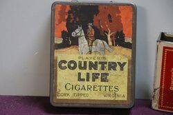 COL Players Country Life Cigarettes Tin 