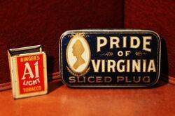 COL Pride of Virginia Tobacco Tin