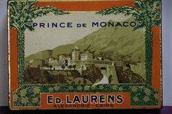 COL Prince De Monaco Ed Laurens Egyptian Tobacco Tin 