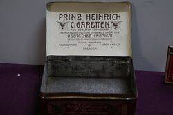 COL Prinz Heinrich Cigarettes Tin 