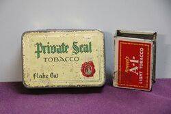 COL Private Seal Tobacco Tin 