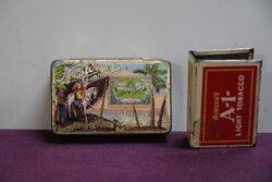 COL. Queen Nestor Gianaclis Pictorial Tobacco Tin 