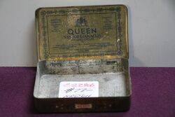 COL Queen Nestor Gianaclis Pictorial Tobacco Tin 