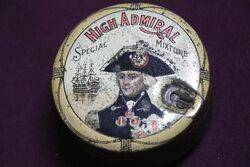 COL Rare High Admiral Special Mixture Tobacco Tin Melbourne 