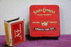 COL. Red State Express Tobacco Tin.