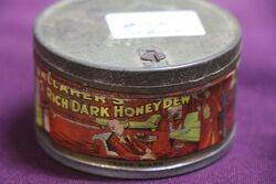 COL Rich Dark Honeydew Pictorial Tobacco Tin 