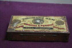 COL Richmond Gem Tobacco Tin 