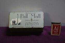 COL. Rothman's Pall Mall Virginia Cigarettes Tin 