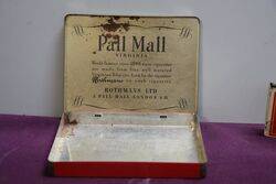 COL Rothmans Pall Mall Tobacco Tin 