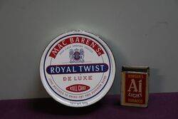 COL Royal Twist Mac Barens Tobacco Tin 