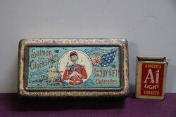 COL Salmon Gluckstein Candy Fifth Cigarettes Tin 