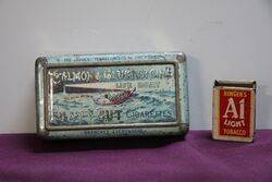 COL. Salmon & Gluckstein Navy Cigarettes Tin 