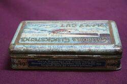 COL Salmon and Gluckstein Navy Cigarettes Tin 