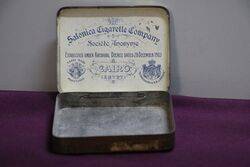 COL Salonica Cairo Egypt Pictorial Cigarette Tin 