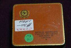 COL Sarony Cigarettes Tin 