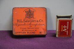 COL. Savory Egyptian Tobacco Tin 