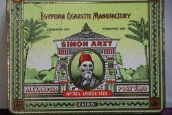 COL Simon Arzt Egyptian Cigarettes Tin 