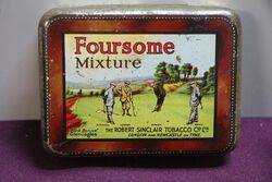 COL Sinclair Foursome Mixture Tobacco Tin 