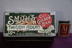 COL Smithand39s Twilight Brand Tobacco Tin 