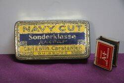 COL Sonderklasse Navy Cut Tobacco Tin 