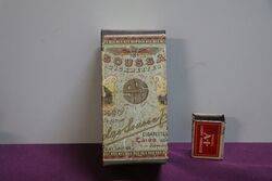 COL Soussa Egyptian Paper Label Tobacco Tin 