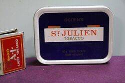 COL St Julien Tobacco tin