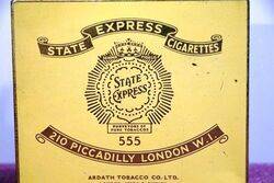 COL State Express 555 Cigarettes Tin