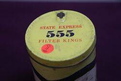 COL State Express 555 Filter Kings Tobacco Tin 
